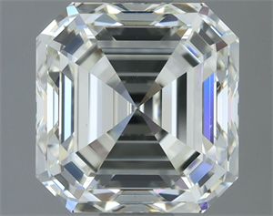 Picture of Natural Diamond 2.51 Carats, Asscher with  Cut, I Color, VS1 Clarity and Certified by IGI