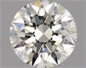 Natural Diamond 0.70 Carats, Round with Excellent Cut, J Color, VVS2 Clarity and Certified by GIA
