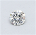 Natural Diamond 0.42 Carats, Round with Excellent Cut, I Color, SI2 Clarity and Certified by GIA