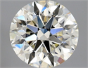Natural Diamond 0.80 Carats, Round with Excellent Cut, L Color, SI1 Clarity and Certified by GIA