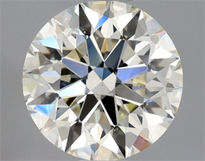 Picture of Natural Diamond 0.80 Carats, Round with Excellent Cut, L Color, SI1 Clarity and Certified by GIA