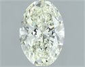 Diamante Natural 0.90 quilates, Ovalado , Color K, claridad VVS1 y certificado IGI