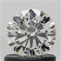 Natural Diamond 0.70 Carats, Round with Very Good Cut, L Color, SI1 Clarity and Certified by GIA