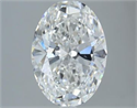 Natural Diamond 3.90 Carats, Oval with  Cut, E Color, SI2 Clarity and Certified by GIA