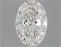 Diamante Natural 0.40 quilates, Ovalado , Color F, claridad SI1 y certificado GIA