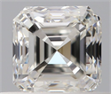 Natural Diamond 0.50 Carats, Asscher with  Cut, H Color, VS1 Clarity and Certified by GIA