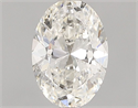 Diamante Natural 0.71 quilates, Ovalado , Color H, claridad I1 y certificado GIA
