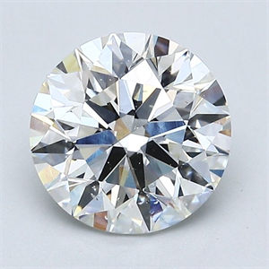 Picture of Natural Diamond 2.01 Carats, Round with Excellent Cut, G Color, SI1 Clarity and Certified by GIA