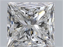 Natural Diamond 0.70 Carats, Princess with  Cut, F Color, VS2 Clarity and Certified by GIA