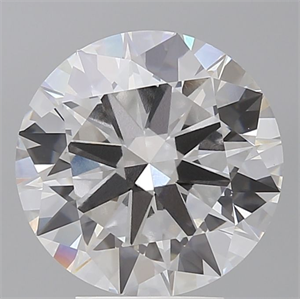 Picture of Lab Grown Diamond 4.55 Carats, Round with Excellent Cut, D Color, VVS2 Clarity and Certified by IGI