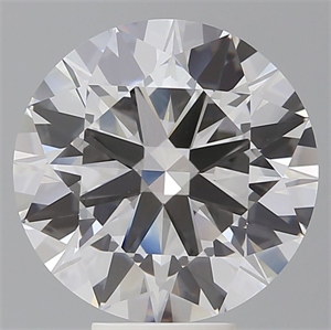 Picture of Lab Grown Diamond 7.08 Carats, Round with Ideal Cut, F Color, VVS2 Clarity and Certified by IGI