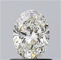 Diamante Natural 0.70 quilates, Ovalado , Color J, claridad VS1 y certificado GIA