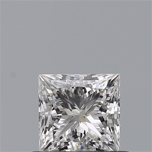 Picture of Natural Diamond 0.50 Carats, Princess with  Cut, F Color, SI1 Clarity and Certified by GIA