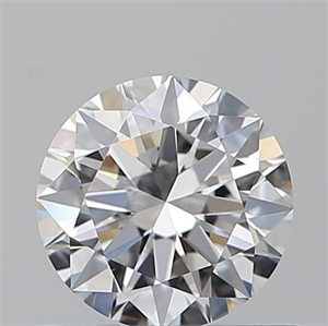 Picture of Natural Diamond 0.70 Carats, Round with Excellent Cut, D Color, IF Clarity and Certified by GIA