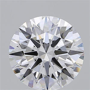 Picture of Lab Grown Diamond 3.04 Carats, Round with Ideal Cut, E Color, IF Clarity and Certified by IGI