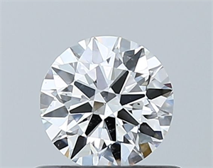 Picture of Natural Diamond 0.50 Carats, Round with Excellent Cut, E Color, SI2 Clarity and Certified by GIA