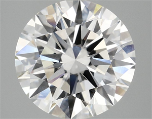 Picture of Lab Grown Diamond 3.10 Carats, Round with Ideal Cut, F Color, VVS2 Clarity and Certified by IGI