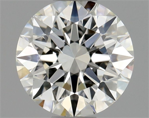 Picture of Natural Diamond 0.50 Carats, Round with Excellent Cut, I Color, VVS2 Clarity and Certified by GIA