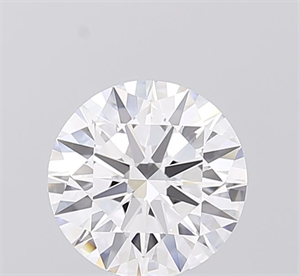 Picture of Lab Grown Diamond 1.52 Carats, Round with Ideal Cut, D Color, VVS2 Clarity and Certified by IGI