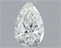 Diamante Natural 0.50 quilates, De pera , Color E, claridad VVS1 y certificado GIA