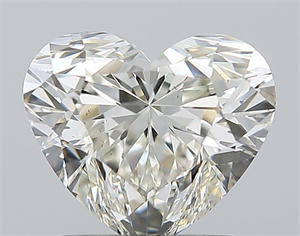 Picture of Natural Diamond 1.51 Carats, Heart with  Cut, J Color, VS1 Clarity and Certified by HRD