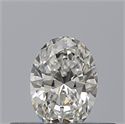 Natural Diamond 0.23 Carats, Oval with  Cut, G Color, VVS1 Clarity and Certified by GIA