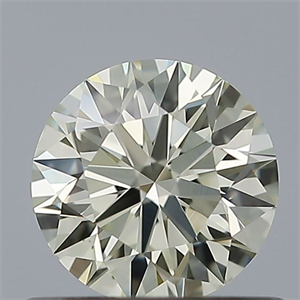 Picture of Natural Diamond 0.53 Carats, Round with Excellent Cut, L Color, VS2 Clarity and Certified by IGI