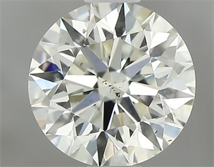 Picture of Natural Diamond 0.83 Carats, Round with Excellent Cut, K Color, SI1 Clarity and Certified by GIA