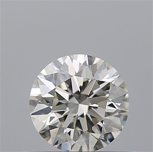 Picture of Natural Diamond 0.50 Carats, Round with Excellent Cut, H Color, VVS1 Clarity and Certified by IGI