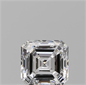 Diamante Natural 0.61 quilates, Asscher , Color D, claridad VVS2 y certificado GIA