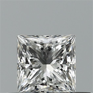 Picture of Natural Diamond 0.41 Carats, Princess with  Cut, F Color, VS1 Clarity and Certified by GIA