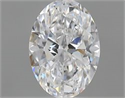 Diamante Natural 0.41 quilates, Ovalado , Color D, claridad VVS1 y certificado GIA