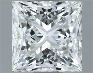 Foto Diamante Natural 1.51 quilates, Princesa , Color H, claridad VVS1 y certificado GIA de