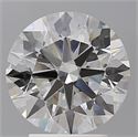 Lab Grown Diamond 3.07 Carats, Round with Ideal Cut, F Color, VVS2 Clarity and Certified by IGI