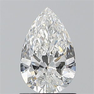 Picture of Natural Diamond 1.01 Carats, Pear with  Cut, F Color, SI2 Clarity and Certified by GIA