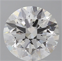 Lab Grown Diamond 4.58 Carats, Round with Ideal Cut, E Color, VS1 Clarity and Certified by IGI
