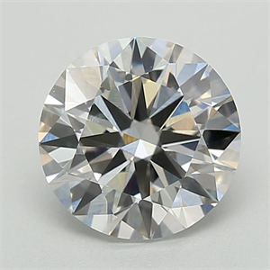 Picture of Lab Grown Diamond 1.36 Carats, Round with Excellent Cut, G Color, VS1 Clarity and Certified by IGI