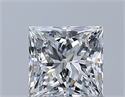 Diamante Natural 0.70 quilates, Princesa , Color E, claridad VS1 y certificado GIA