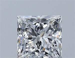 Foto Diamante Natural 0.70 quilates, Princesa , Color E, claridad VS1 y certificado GIA de