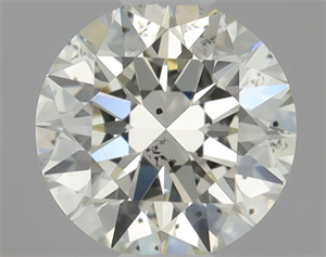 Foto Diamante Natural 0.60 quilates, Redondo , Color L, claridad SI1 y certificado GIA de