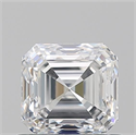 Natural Diamond 0.90 Carats, Asscher with  Cut, D Color, VVS1 Clarity and Certified by GIA