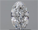 Diamante Natural 0.50 quilates, Ovalado , Color D, claridad VS2 y certificado GIA