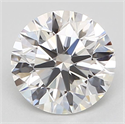 Natural Diamond 0.72 Carats, Round with Excellent Cut, E Color, IF Clarity and Certified by GIA