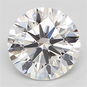 Picture of Natural Diamond 0.72 Carats, Round with Excellent Cut, E Color, IF Clarity and Certified by GIA