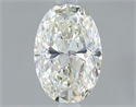 Natural Diamond 0.80 Carats, Oval with  Cut, K Color, VVS1 Clarity and Certified by GIA