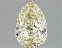 Picture of Lab Grown Diamond 2.09 Carats, Pear with  Cut, Fancy Yellow Color, VS1 Clarity and Certified by IGI
