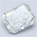Natural Diamond 4.01 Carats, Radiant with  Cut, G Color, SI2 Clarity and Certified by GIA