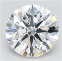 Lab Grown Diamond 3.01 Carats, Round with Excellent Cut, D Color, VVS1 Clarity and Certified by GIA