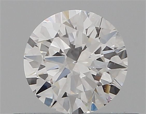 Picture of Natural Diamond 0.40 Carats, Round with Very Good Cut, D Color, SI1 Clarity and Certified by GIA
