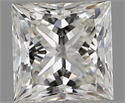 Natural Diamond 1.50 Carats, Princess with  Cut, I Color, IF Clarity and Certified by GIA